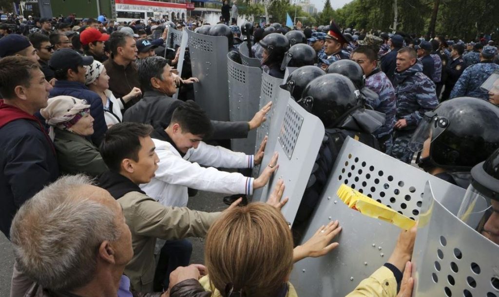 Протесты в Казахстане