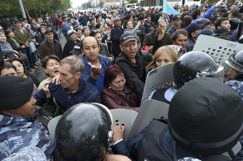 Протесты в Казахстане