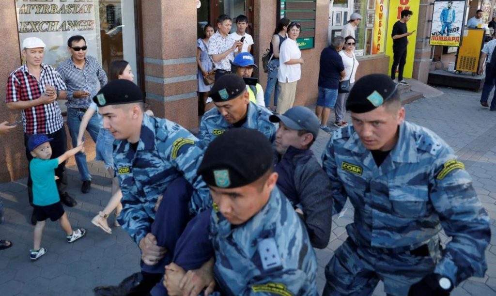 Протесты в Казахстане
