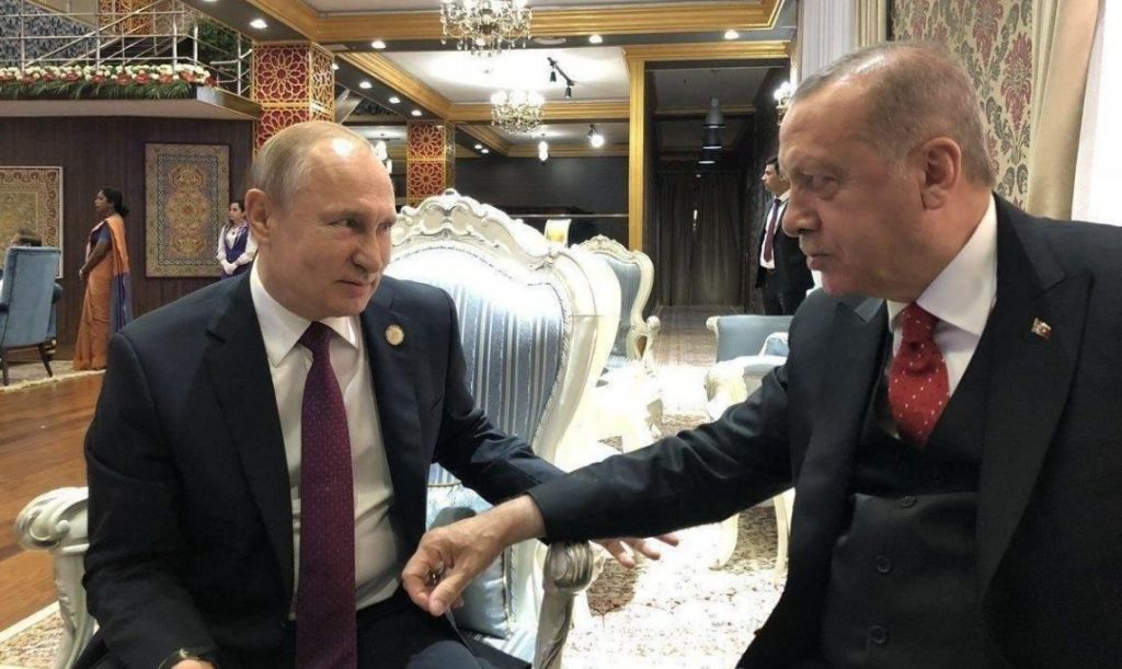 Президенты России и Турции