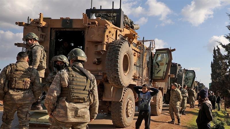 Турецкая воинская колонна в Сирии