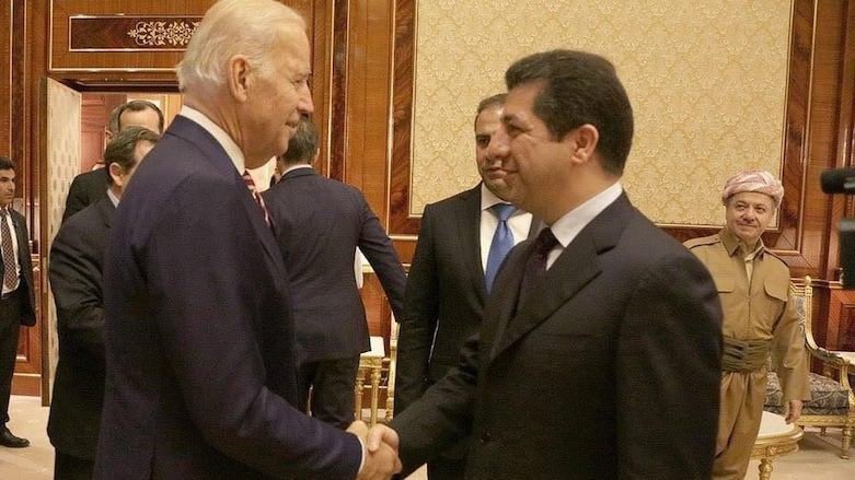 Джо Байден и Марсур Барзани в лучшие времена